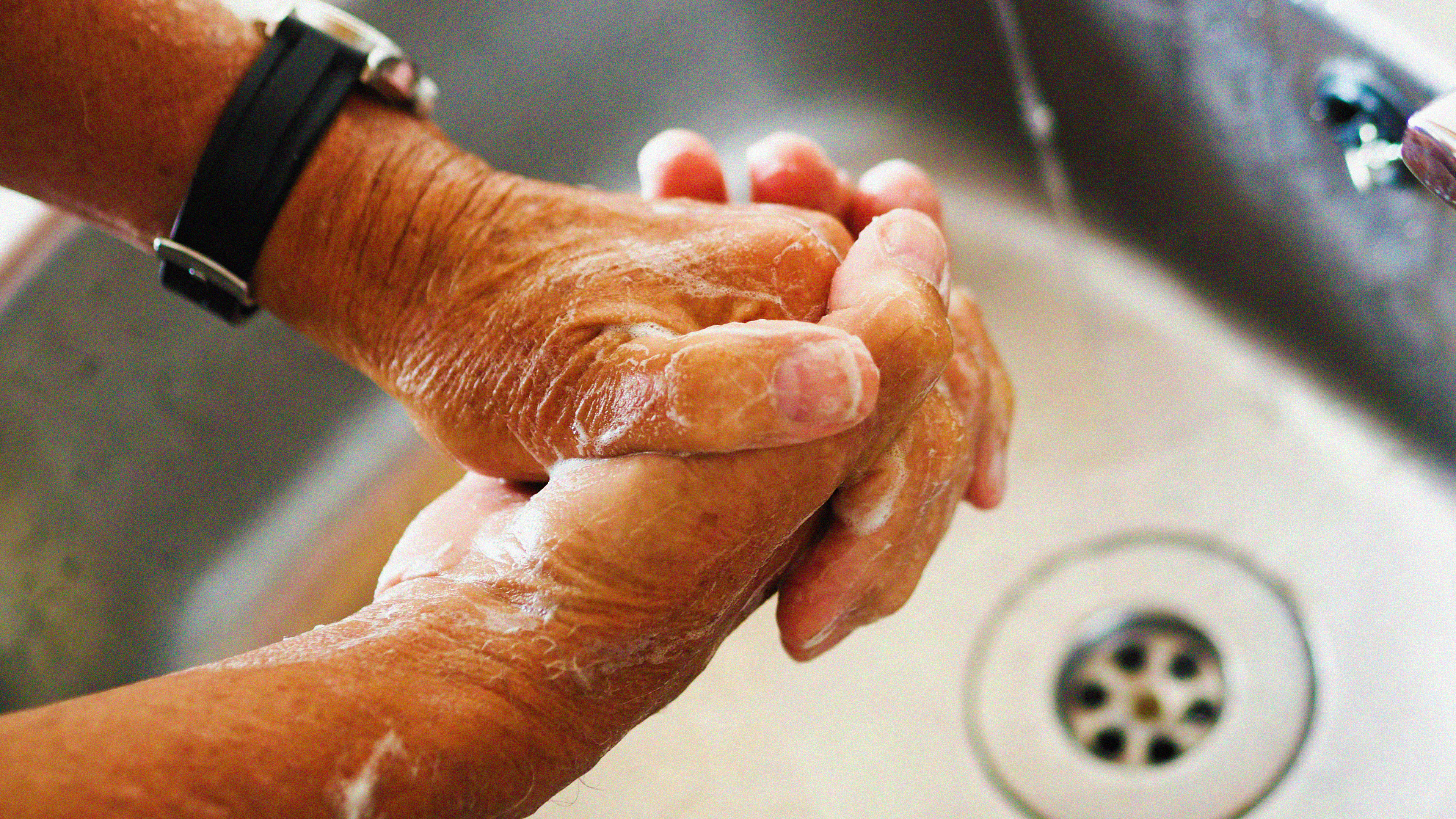 Washing hands
